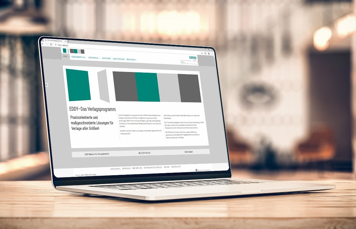 GRÜN NTX übernimmt Verlagssoftware EDDY